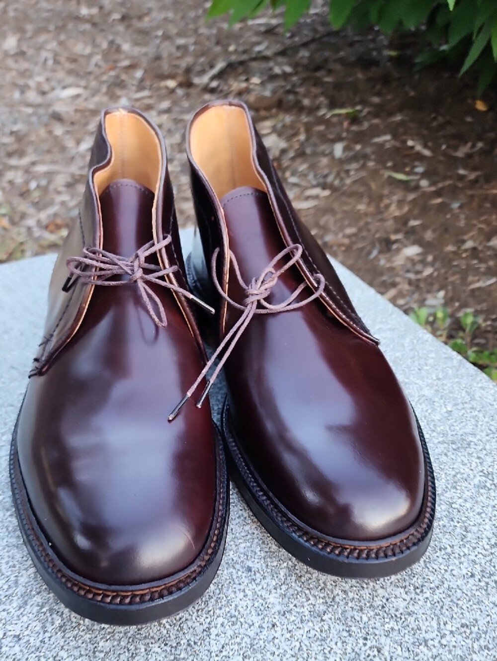 Alden 1357 Color # 8 Shell Cordovan Leather Chukka Boots size 7.5 Width B / D - Picture 6 of 16